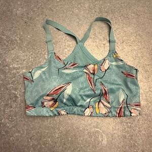 Calia by Carrie Underwood “Wax Flower” Print Sports Bra – Size Large